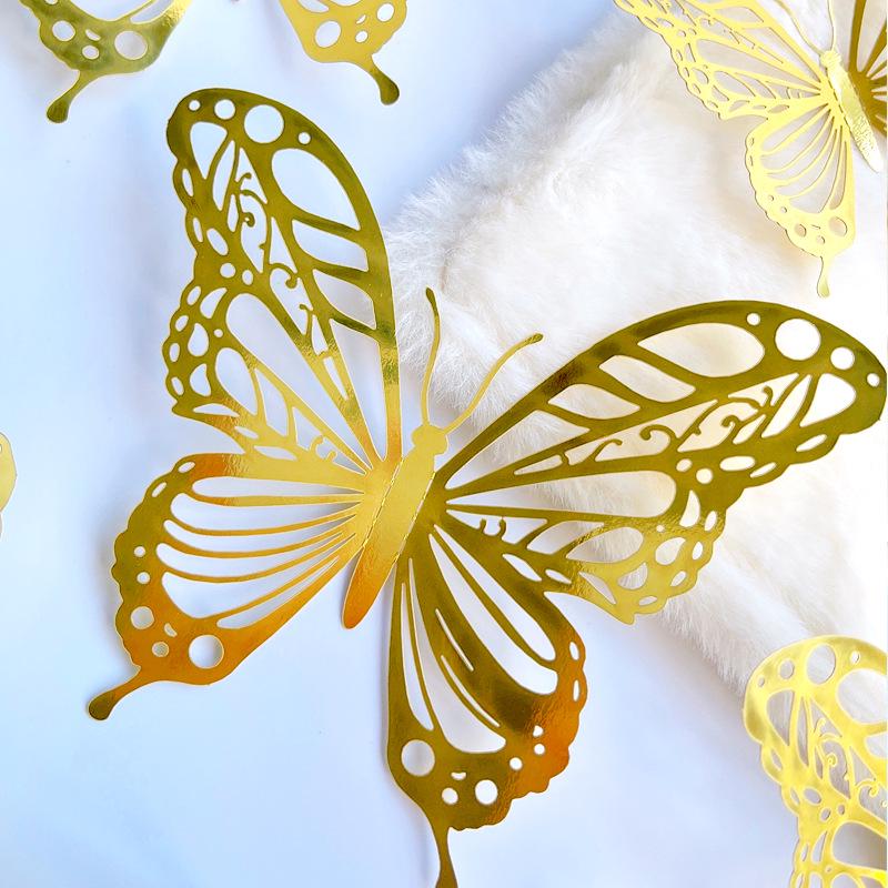 3D Hollow Butterfly Window Decoration Stickers & Photo Prop Crafts
