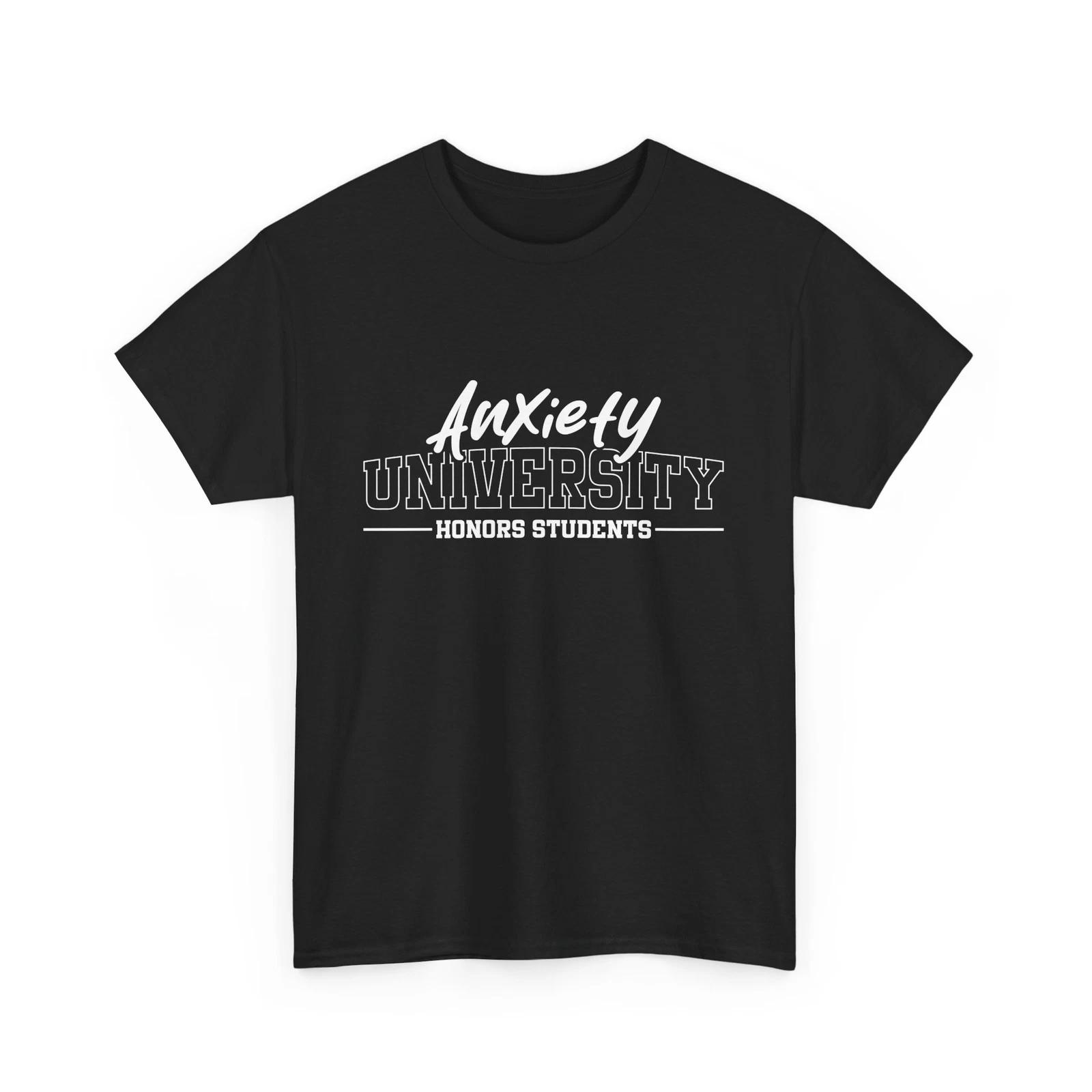 Funny Anxiety T-Shirt - Mental Health Humor - Overthinking, Introvert, Stress M