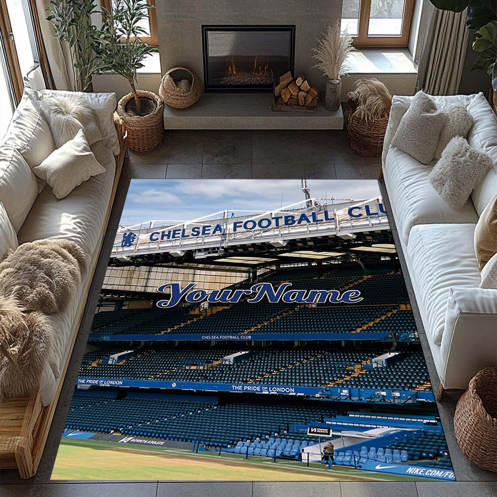 Chelsea Personalized Text Floor Mat Suitable for Study Room Living Rooms Bedrooms Foyer Antislip Carpet Decorate Offices Spiritual Gift