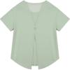 Loose Quick Dry Solid T-Shirt Women's Grass Green