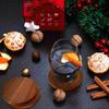 26 Pieces Unfinished Wood Coasters, 4 Inch Round Acacia-Wooden Coasters for Crafts with Non-Slip Silicon Dots