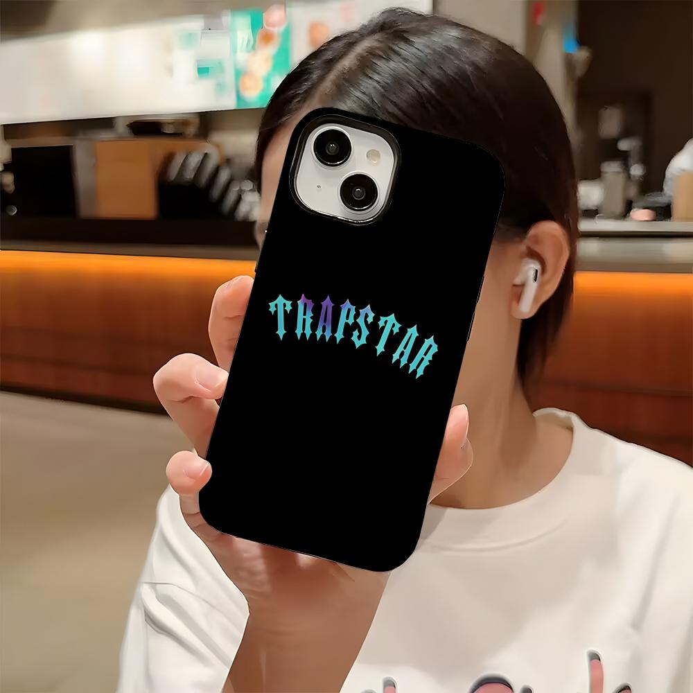 T-Trapstars Phone Case For iPhone 18 16 Pro Max 15 13 14 12 11 14 Pro Max 15 Pro Max Two-in-one Cover