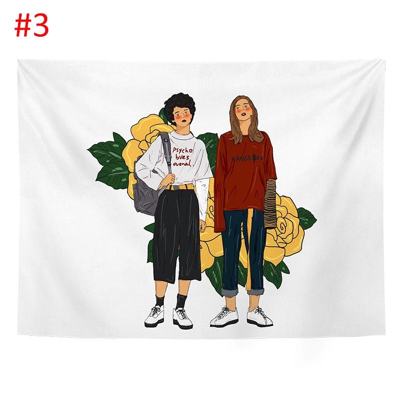 Гобелен настенный фон художественная ткань спальня гостиная домашний декор 100x75cm