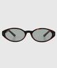 Tuditeo Osa Slim Oval Uv Protection Fashion Sunglasses Nylon Tinted Lens C2 Leopard