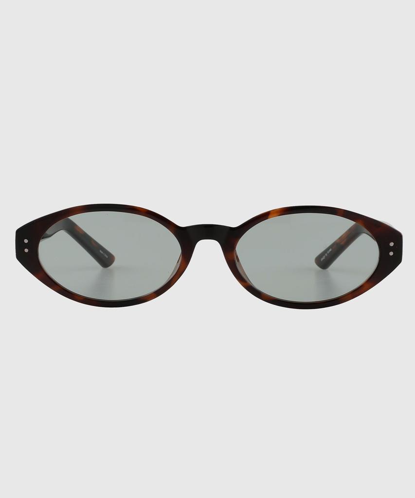 Tuditeo Osa Slim Oval Uv Protection Fashion Sunglasses Nylon Tinted Lens C2 Leopard