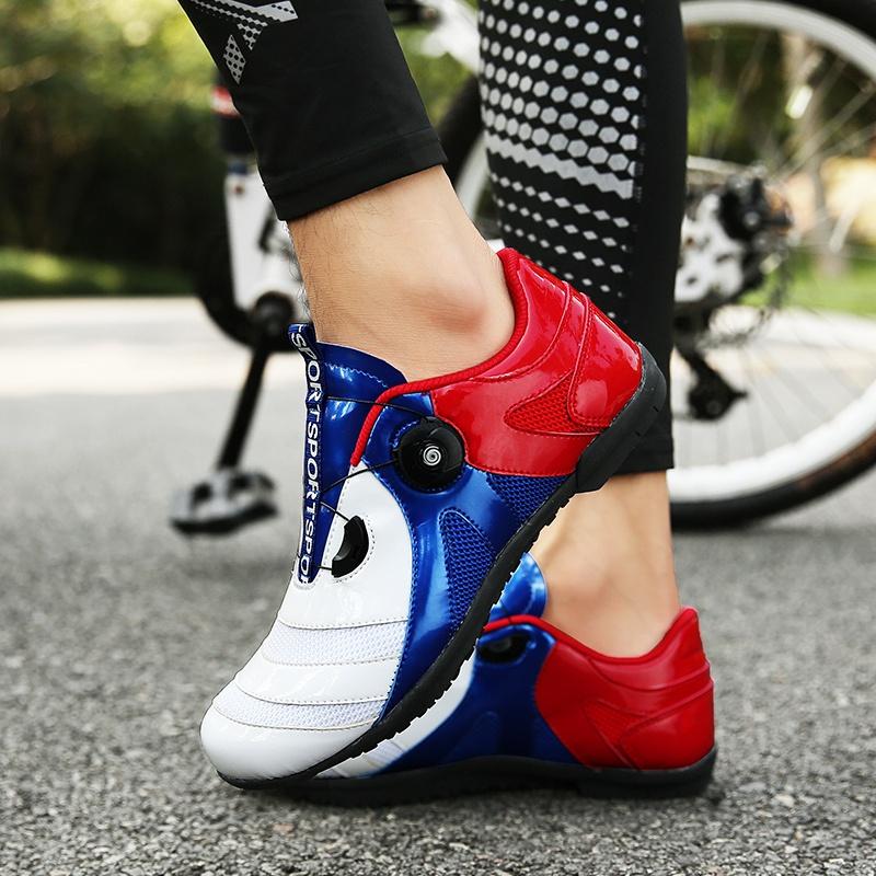 2026 Radschuhe Locklose Radschuhe Herren und Damen Radfahren Hartsohlige Mountain Power Radschuhe