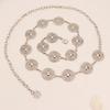 Metal Sheet Chain Waist Chain Adjustable Length Bohemian Belt New Chain Belt  Women