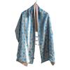 New Chinese Style Double Layer Silk Scarf Cheongsam with Shawl and Buckle Mulberry Silk Scarf for Mother