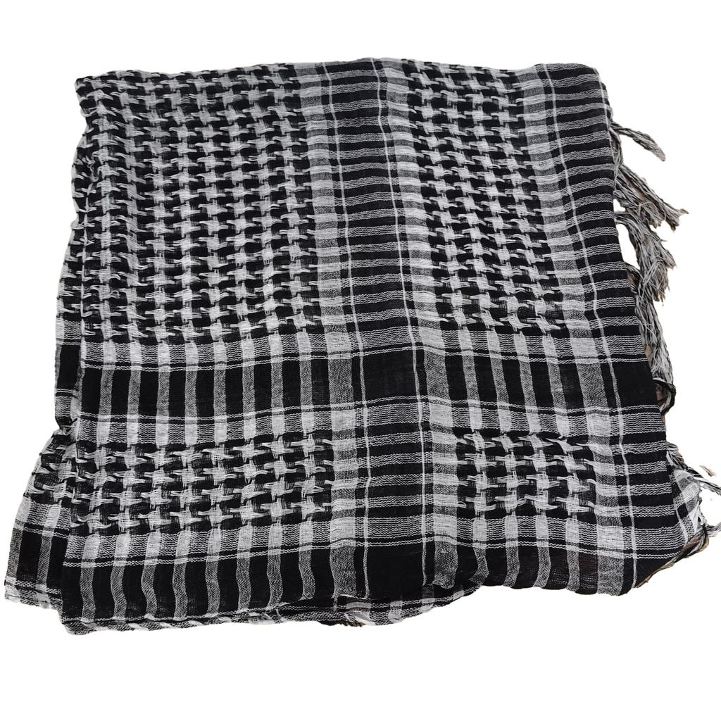 Multiuse Arafat Hijab Scarf Tassels Shawl Bandana Adult Desert Arab Shemagh Headscarf Arabian Dubai Saudi Head Covering