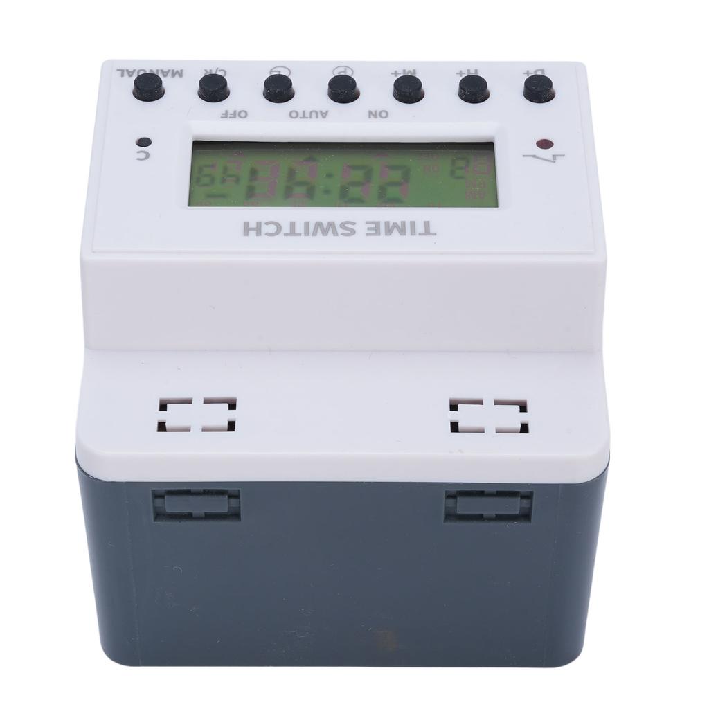 Digital Timer Switch 60A Weekly 7 Days Programmable Din Rail Mount for Farm Timed Irrigation