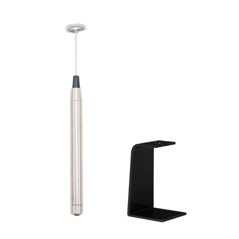 

Metal Electric Milk Mixer With Stand Small Portable High Speed Blender For Coffee Cappuccino Mixer Blender Kitchen Tool 1