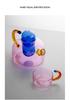 Compact High-Temp Resistant Glass Tea Pot with Filter and Electric Ceramic Stove Compatibility