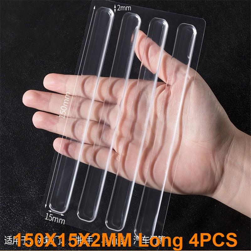 3441 Anti-collision Sticker Household Door Handle Silicone Refrigerator Door Rear Cabinet Anti-collision Transparent Mute Bar