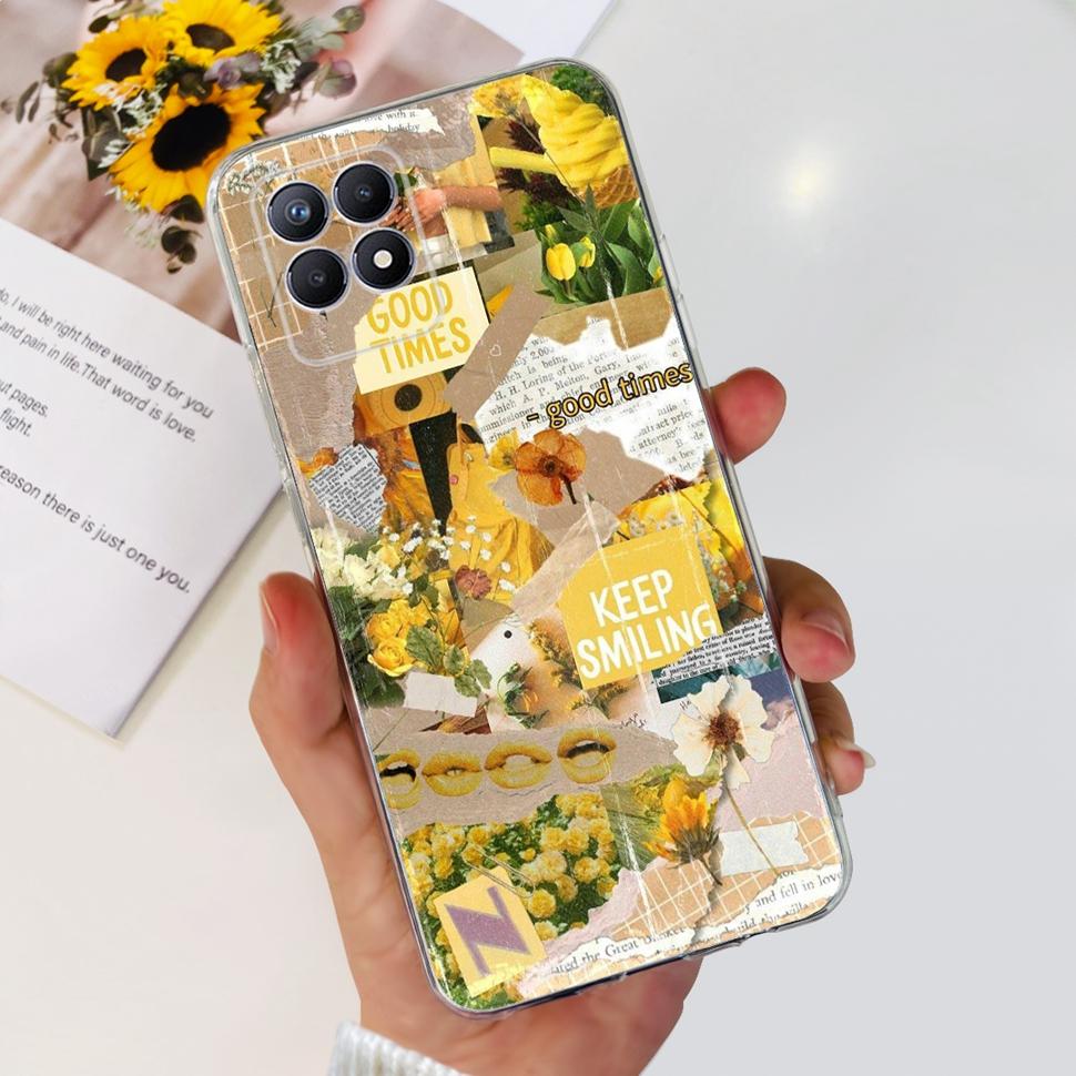 For Realme 8i Case Realme8i RMX3151 Cute Panda Cartoon Cover Soft Silicone Case For Oppo Realme Narzo 50 Narzo50  Fundas Capa