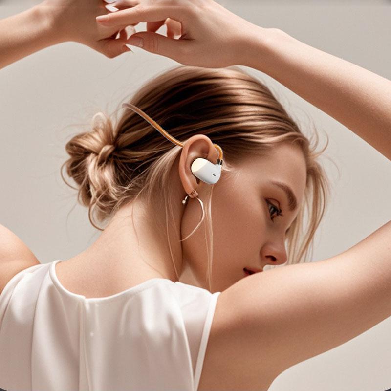Waterproof Glowing Wireless Sport Headphone Air Conduction HiFi Stereo Music Headset With HD Microphone Low Latency Transmission