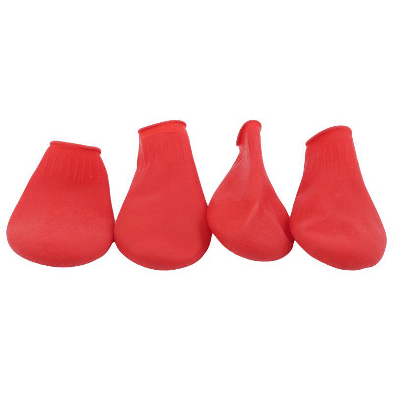 Pet Supplies Pet Rain Boots for Cats and Dogs Rain Boots Waterproof Non-slip Anti-slip Foot Cover