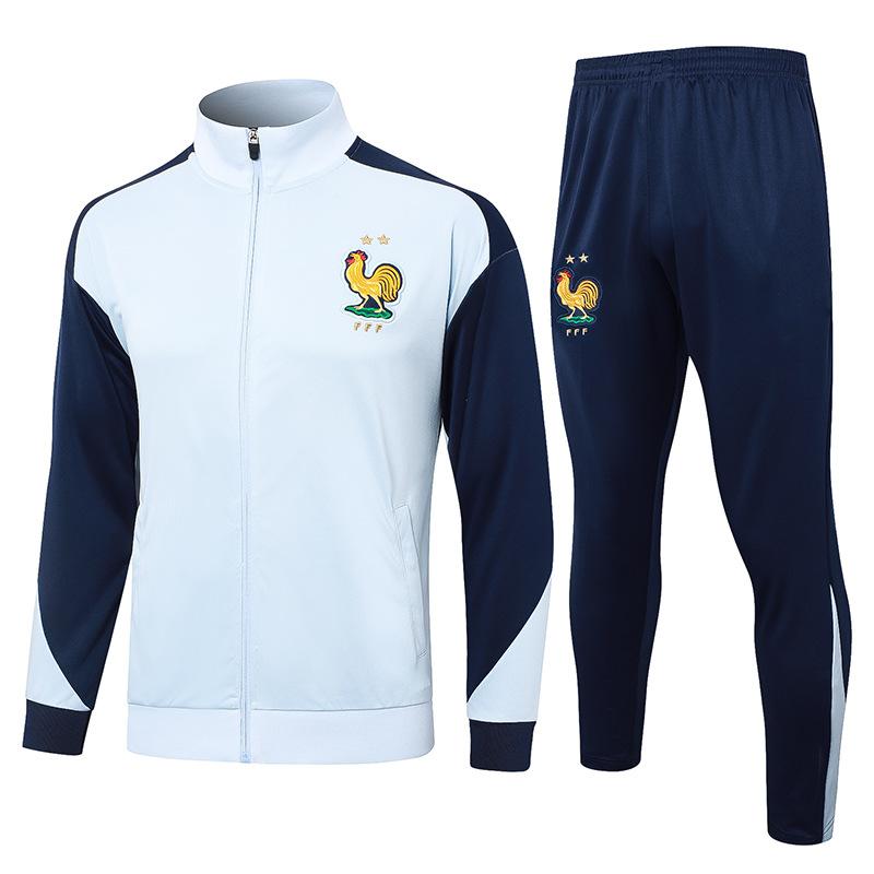 2024 Country Captain Reißverschluss Argentinien Portugal Italien Brasilien Deutschland Aufwärmtrikot Fußballtrikot