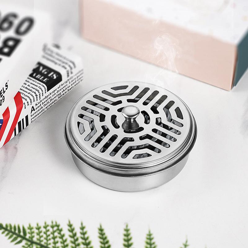 

Подставка для спирали от комаров Портативный держатель Отельный стеллаж-репеллент с крышкой Летний Антикомариный Домашний Кемпинг Наружная принадлежность one size