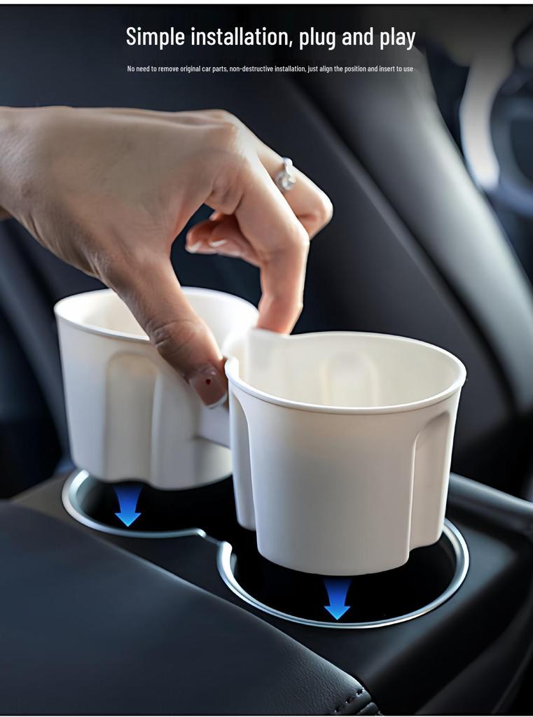 Tesla Model 3/Y Center Console Cup Holder Silicone Stopper