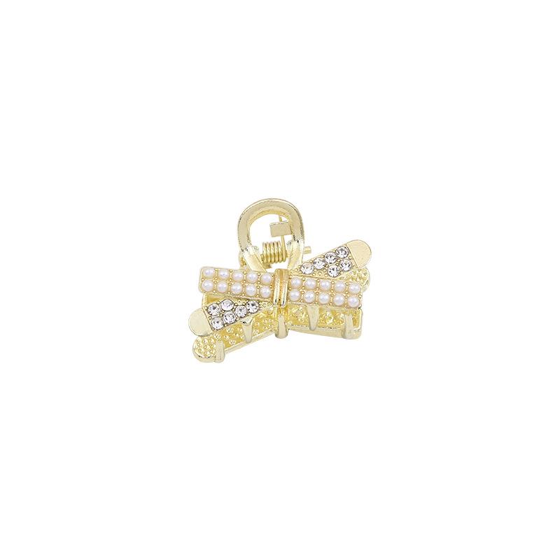 Women's Half-Tied Pearl Hairpin - 2024 New Side Clip for Back of Head