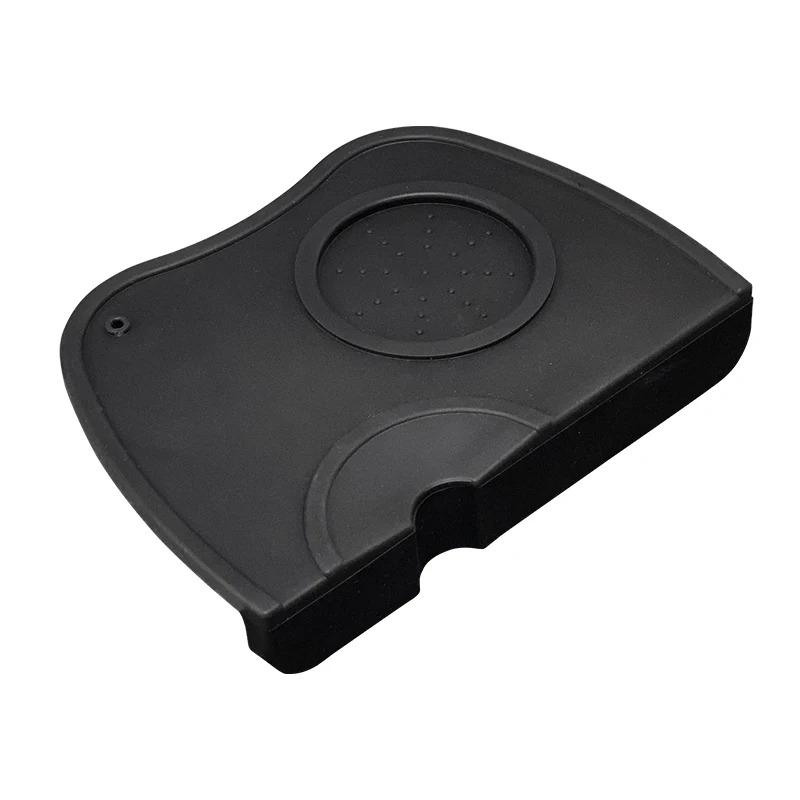 Coffee Powder Pad Non-Slip Silicone Tamping Station Espresso Mat for Home Cafe Barista Tools Black Accessories Kitchen Supplies