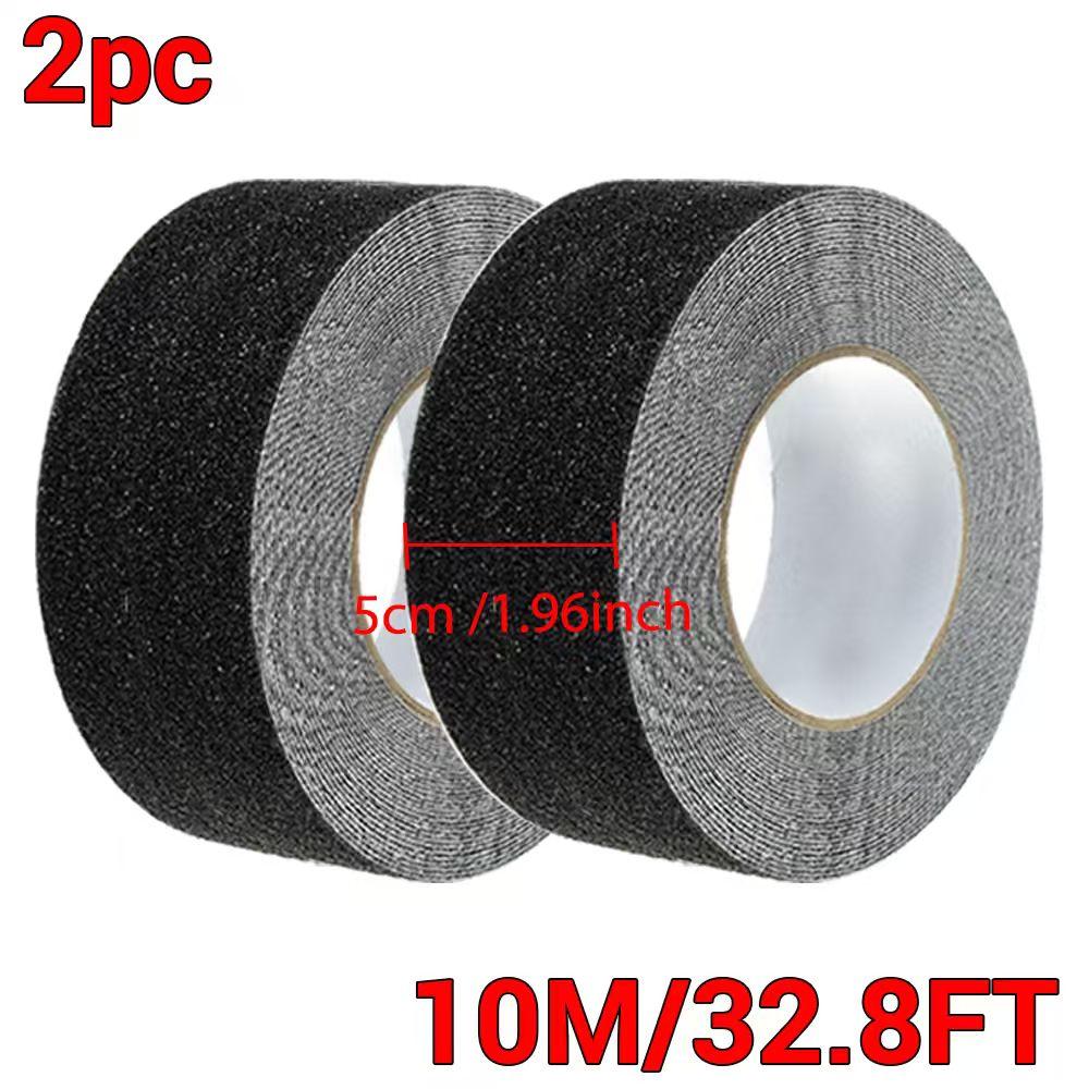 Anti Slip Tape, Heavy Duty Grip Tape Outdoor Waterproof, High Adhesive Traction Safety Tape for Stairs, Tread Steps,Skateboards