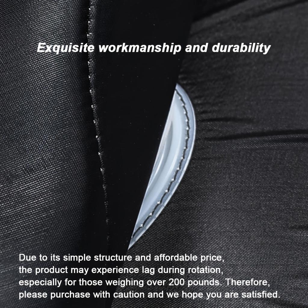 360° Rotating Memory Foam Car Seat Cushion - Ergonomic Hexagonal Design for Comfortable Support, Anti-Slip & Breathable Polyester Cover