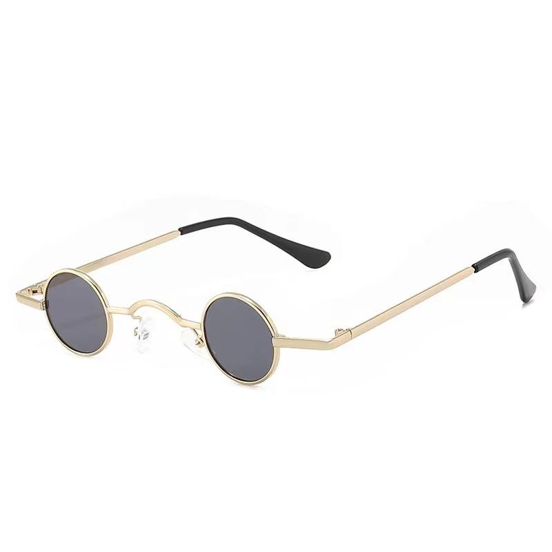 

Retro Trend Metal Small Round Frame Prince Glasses Women S Niche Personality Design Glasses Hip Hop Punk Sunglasses Sunglasses