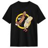 Hot Dog Jumping Into Bun Sausage BBQ T Shirt For Adult Summer  Aesthetic T-Shirts O-Neck Harajuku Tee Shirt Oversize Tops