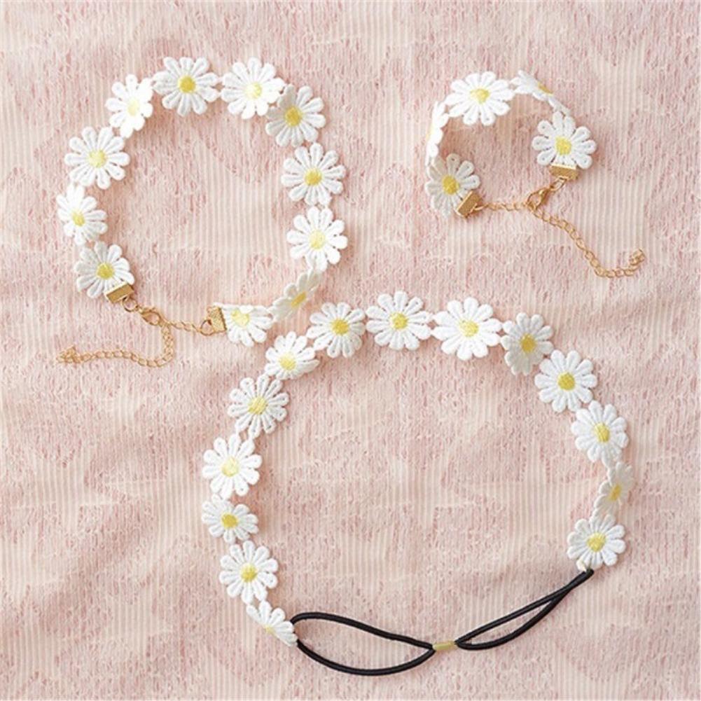 1yards × 25mm Spitzenbesatz Gänseblümchen Heimtextilien Bekleidungszubehör