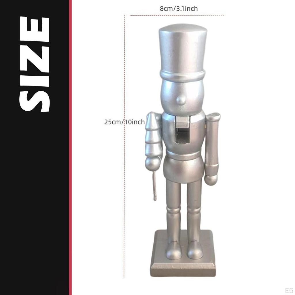 Christmas Nutcracker Figurine Decorative Statue Decoration Desktop Ornament Puppet for