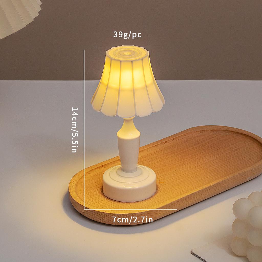 Ins Retro Nightstand Lamp for Bedroom Dorm Desktop Decor Creative Sleep Light Gift for Women Birthday Present