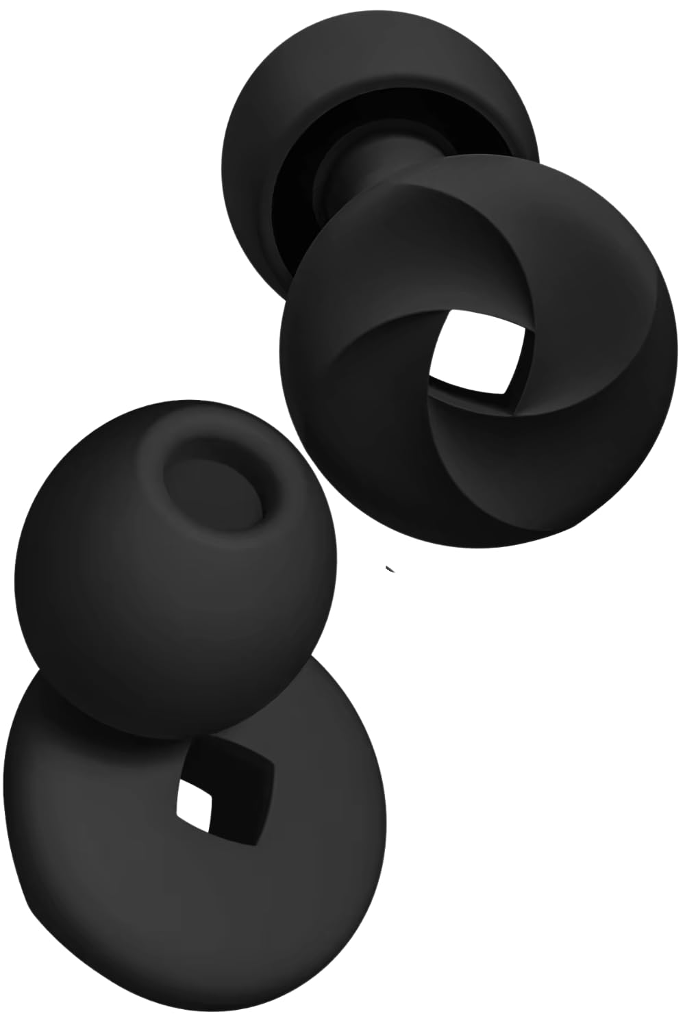 

Recommended by Doctors and University Hospital ToToNoE Earplugs for 33dB Noise Patented Unique Certified by Japanese Testing 4 Sizes Physicians чёрный