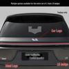 Ideal L9-L6 Black Hood and Tailgate Emblem/Lettering Sticker Set