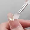 5-50pcs Transparent Silicone Nail Art Applicator Sticks Easy-Daub Pigment Brushes Glitter Powder Chrome Pigment Makeup Brush