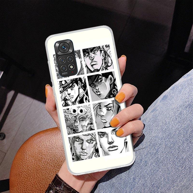 All JoJo's Bizarre Adventure Phone Case For Xiaomi Redmi Note 15 14 13 12S 12 11 Pro Plus 14S 11S 11E 10 10S 11T 5G Personalized
