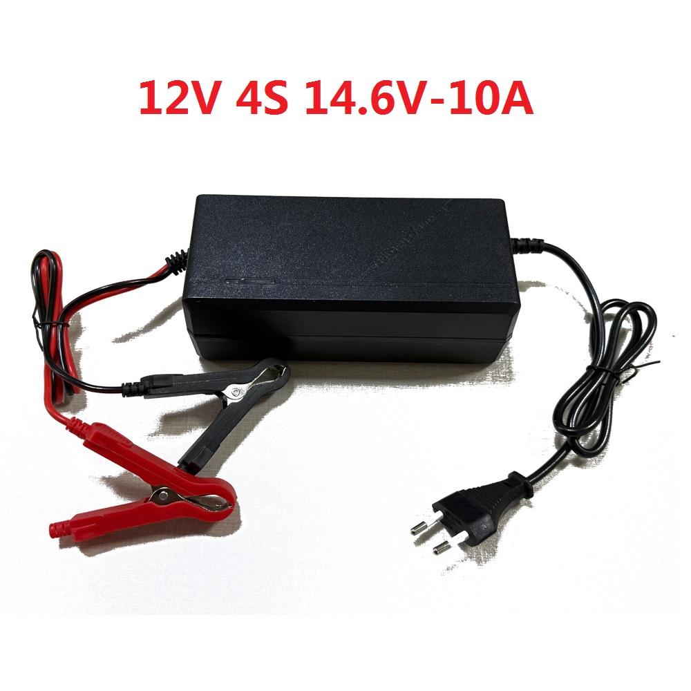 12V 24V 5A 10A Smart Lifepo4 Charger 14.6V 29.2V 4S 8S High Power LiFePO4 Charger AC110-240V Lithium Iron Phosphate Battery Pack