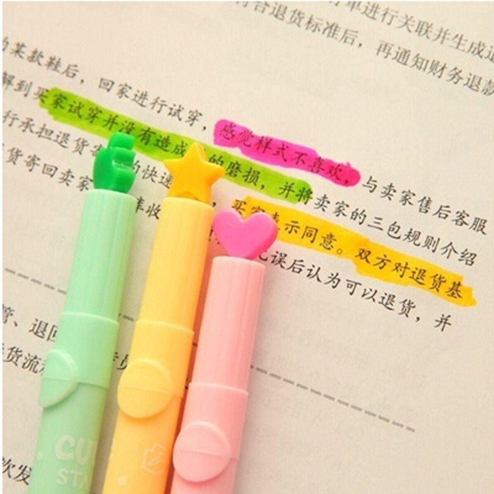 Marcatori din plastic Pen Candy Color Highlighter Cute Stamp