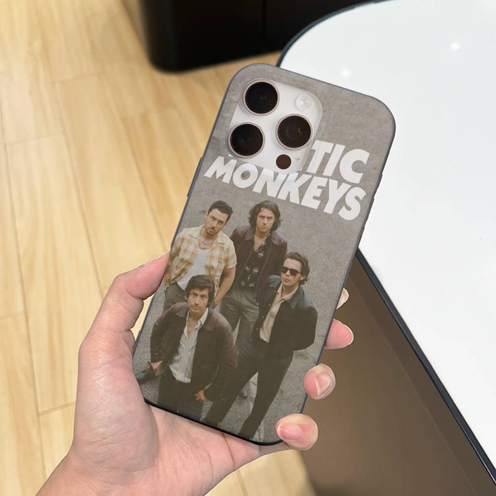 

Band Arctic M-Monkeys Soft Corrugated Transparent Phone Case For IPhone 17 15 16 11 12 13 14 Pro Max Plus Pro iPhone 13