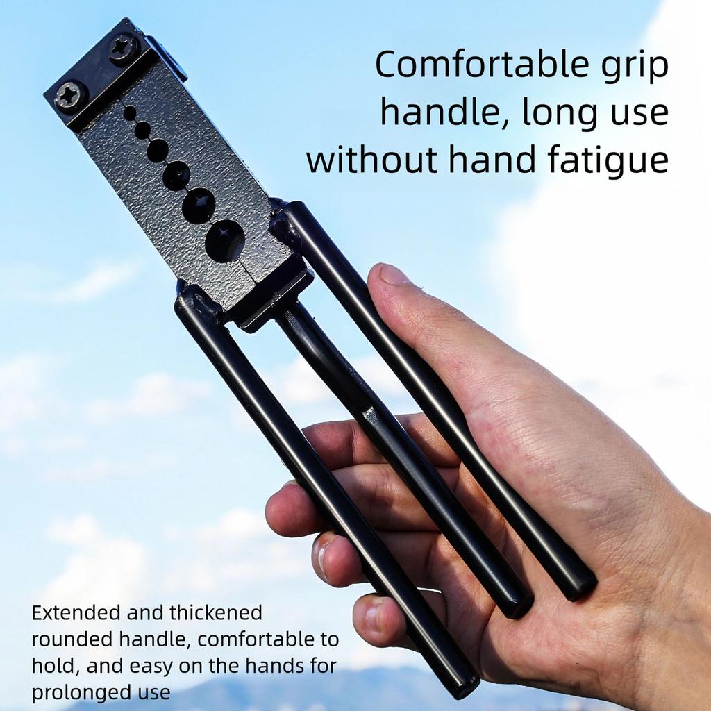 Nonslip Handle Adjustable Tubing Riveting Pliers With Comfortable Grip Suitable For Multiple Diameter Compression Tasks