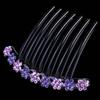 Ponytail Holder For Girls Korean Barrettes Crystal Hair Clips Women Hair Comb Mother Headwear