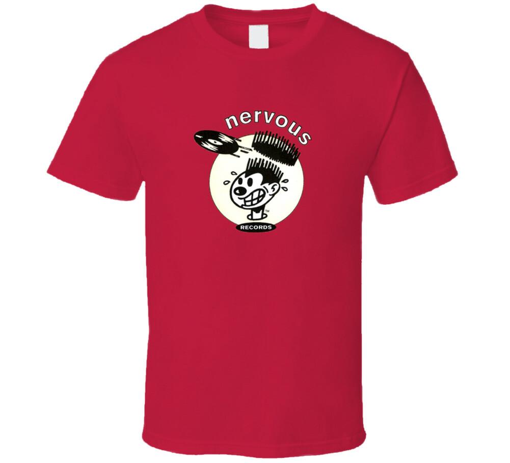 Nervous Records T Shirt Mens Womens Tees Top 2XL