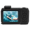 4K 65MP Underwater Camera Autofocus 2.88in 1.44in Dual Screen 2500mAh 33FT Water Proof Camera