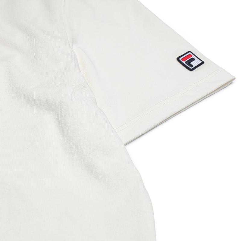 FILA Heritage Antibacterial Cooling T-Shirt Women tops Titanium-White F11W638101FIV