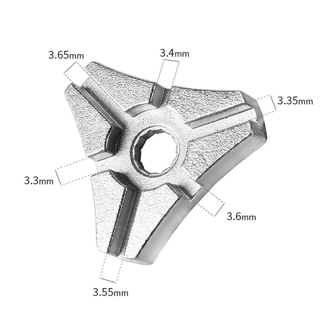 Cycling Spoke Tool Six-Hole Small Adjustment Tool Bike Spoke Rim Adjusting Wrench For Road Mountain Motorcycle Travel Riding