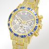 Fashionable Gypsophila Full Diamond British Men's Watch