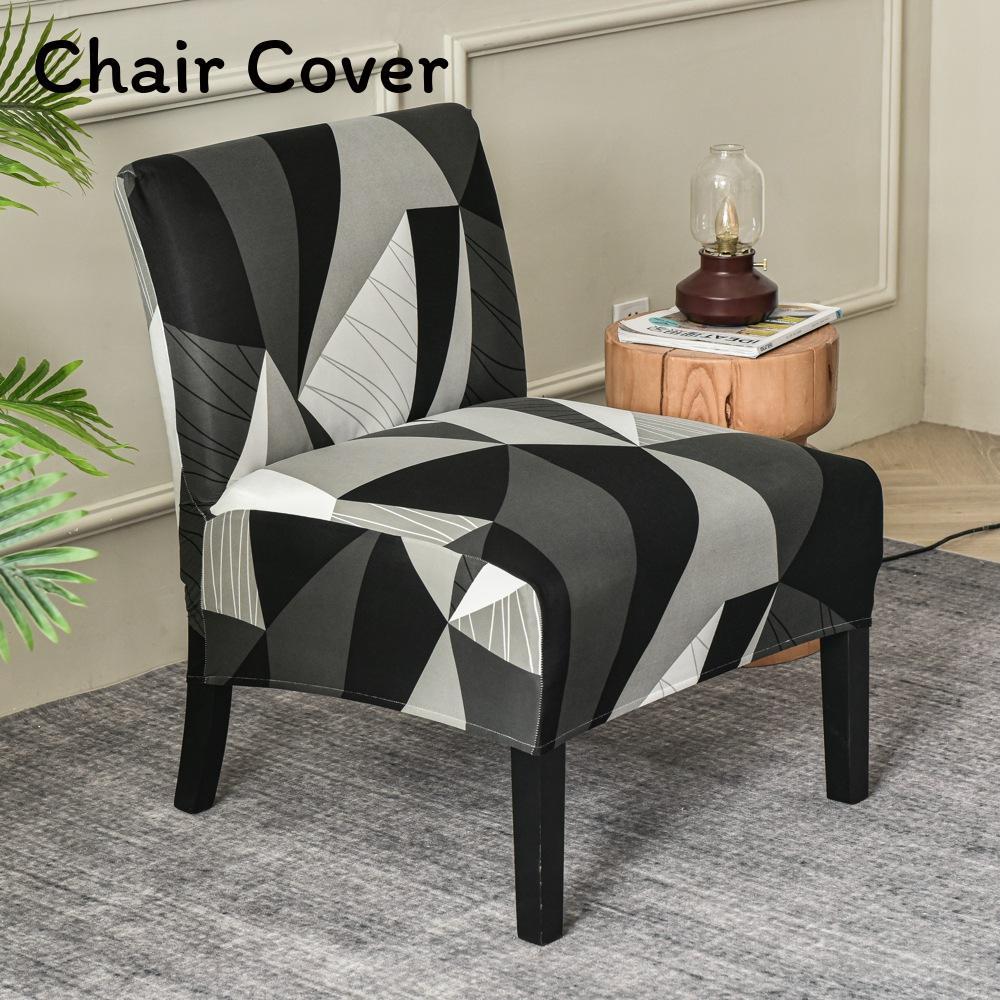 Fat Head Chair Cover No Armrest Fabric Protector With Non Slip And Dustproof For Home Dining Decor