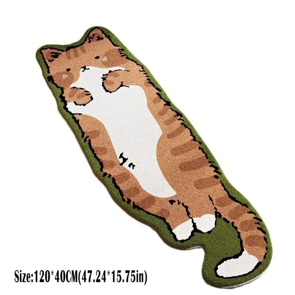 Kawayi Cat Carpet Washable Non-Slip Mat New Nordic Cartoon Carpet Living Room