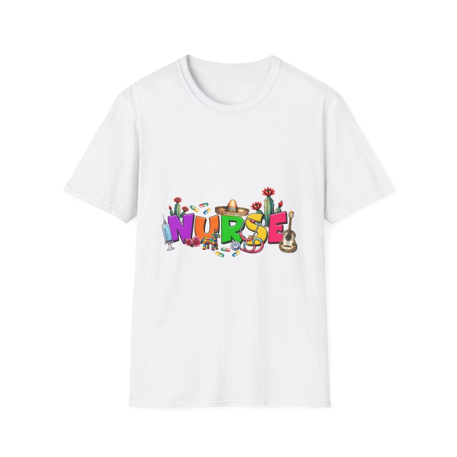 

Colorful Nurse Appreciation T-Shirt, Gift for Nurses, Healthcare Hero Tee, Fun 3XL