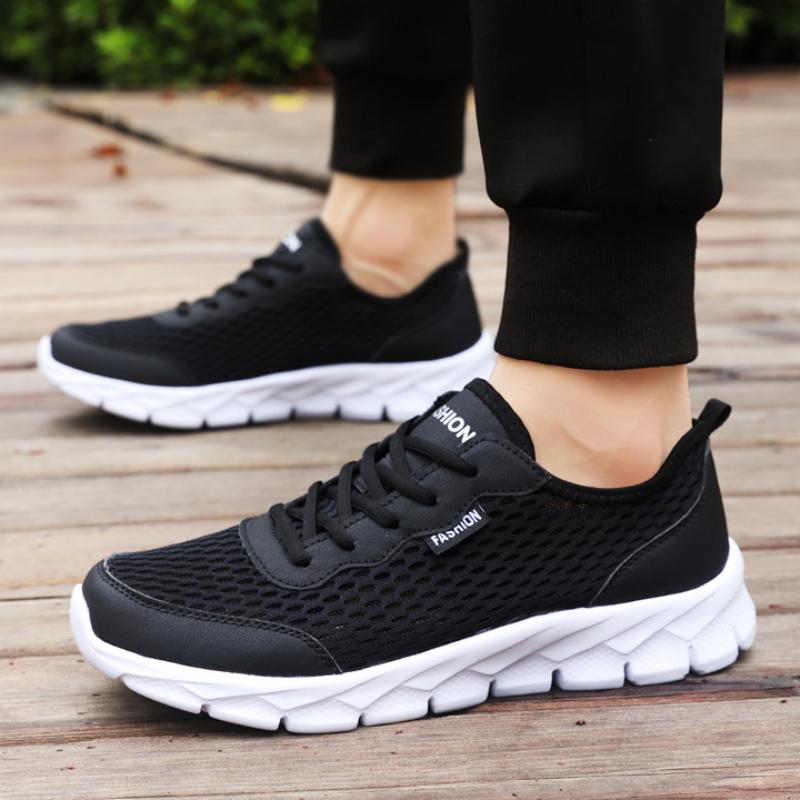 Fashion Men Sneakers High Summer Mesh Breathable Tennis Shoes Lightweight Comfortable Men Running Shoes High Quality shoes Large Size 47